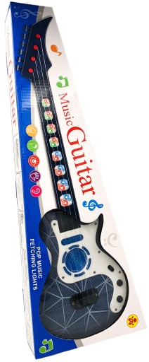 Gitarka elektryczna na baterie światło dźwięk melodie gitara zabawkowa