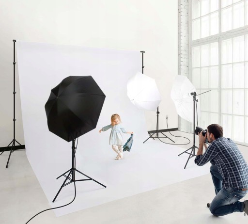 Черный светорассеивающий зонт GearPro для фотографий