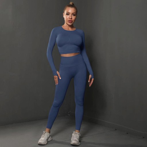 SPORTS SET топ бесшовные леггинсы для фитнеса S