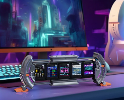 DIVOOM TIMES GATE ПИКСЕЛЬ-АРТ КИБЕРПАНК-ДИСПЛЕЙ