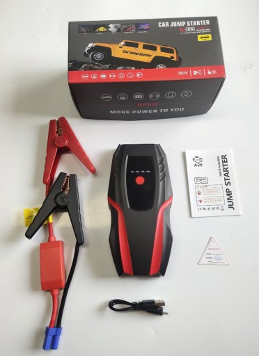 JUMP STARTER, POWER BANK, ROZRUCH, LATARKA, 600 A