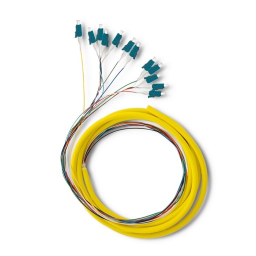 Qoltec 12 x Pigtail LC/UPC, одномодовый G657A2 2 м