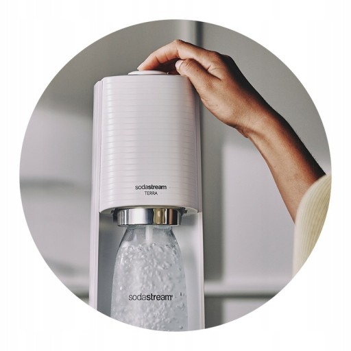 САТУРАТОР ВОДЫ SODA STREAM TERRA WHITE + БУТЫЛКА
