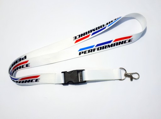 BMW M Performance — длинный белый ремешок