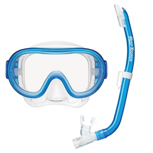 TUSA RT DIVING SET с маской и трубкой JUNIOR 6-10 RC-0204 CB sky