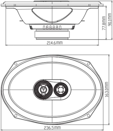 АВТОМОБИЛЬНЫЕ ДИНАМИКИ JBL 375 Вт 6X9 ОВАЛЬНЫЙ ЭЛЛИПС