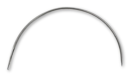 Igła tapicerska półokrągła półkolista zakrzywiona do pikowania 8cm [6]