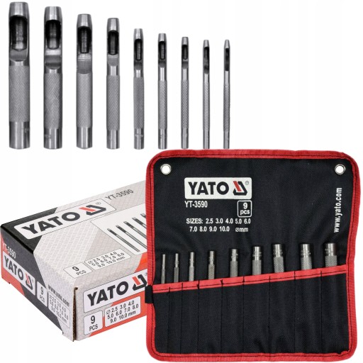 ДЫРОРЕЗЫ YATO 2,5-10ММ 10 EL