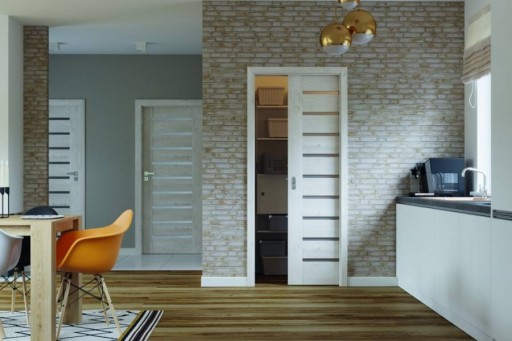 Раздвижная дверь в стене кассетная PORTA Kompakt 80