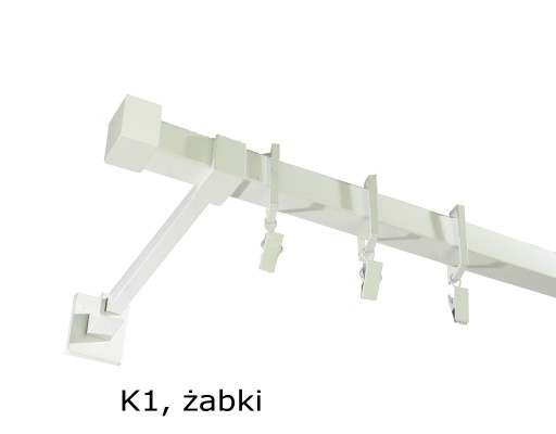 Quadro металлический одинарный карниз 540 см выбор из 7 ЦВЕТОВ квадратный 5,4 м