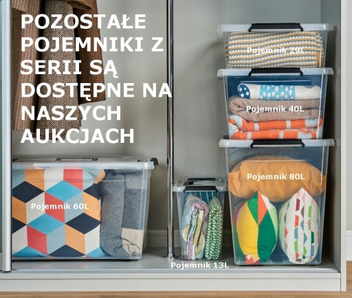 POJEMNIK NA ZABAWKI Z POKRYWĄ KÓŁKA 60L RÓŻ