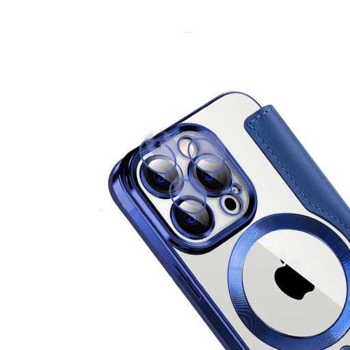 ФЛИП-ЧЕХОЛ С ФЛИПОМ ДЛЯ MAGSAFE МАГНИТНЫЙ ЧЕХОЛ ДЛЯ IPHONE 13 PRO MAX СИНИЙ
