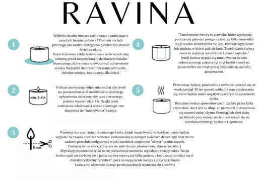 MADEMOISELLE ПОЛЬША СОЕВАЯ АРОМАТИЧЕСКАЯ СВЕЧА RAVINA ДУХОВНАЯ СВЕЧА