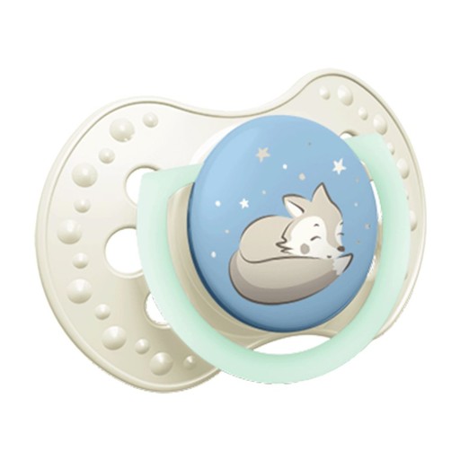 Lovi Dynamic Pacifier 18M+ 2 PCS сияет в темноте
