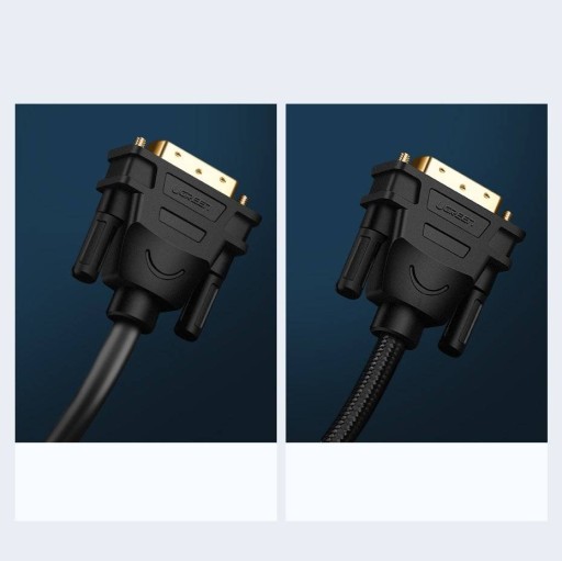 Кабель HDMI-DVI 4K 60Гц 30AWG 1м черный