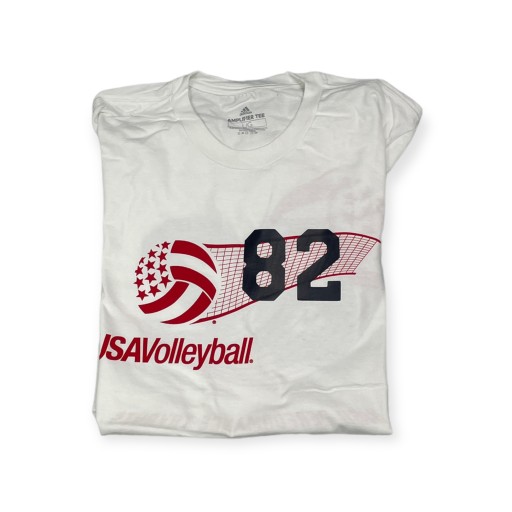 Koszulka męska T-shirt Adidas USA Volleyball 82 L