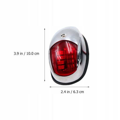 Jacht Motorówka Side Light Marine Lampa LED 2 szt