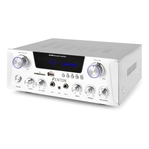 HIFI-усилитель для караоке 2x300 Вт USB FM BT высокой мощности