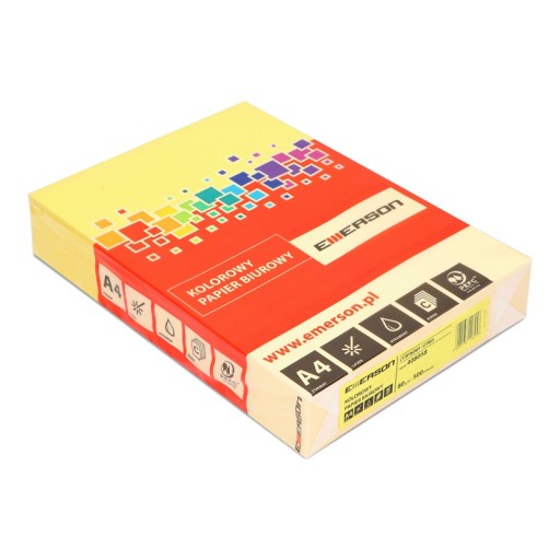 Kolor Emerson Papier Cytrynowy 1 Ryza A4 80 G/M2