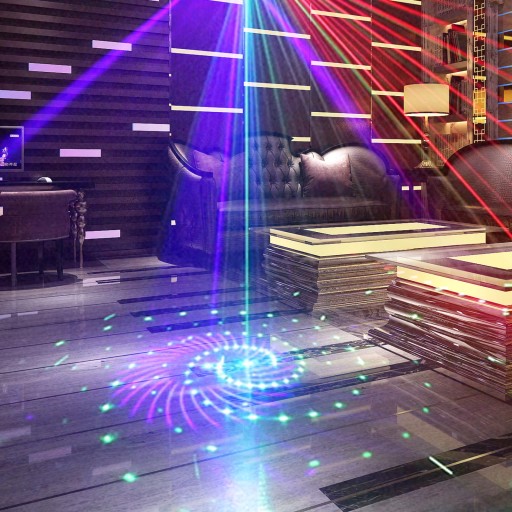9-okowe oświetlenie sceniczne LED RGBDJ DMX