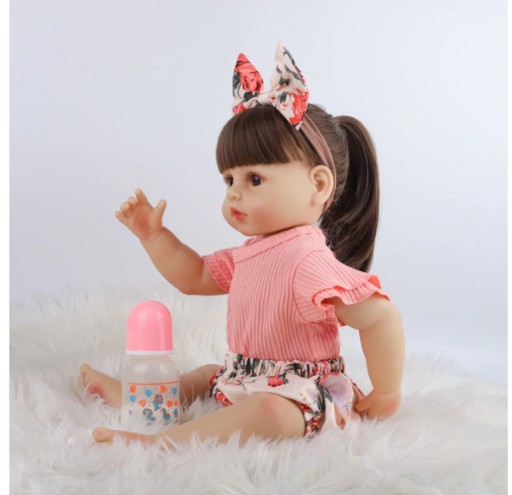 Realistyczna lalka Reborn Baby 55 cm noworodka