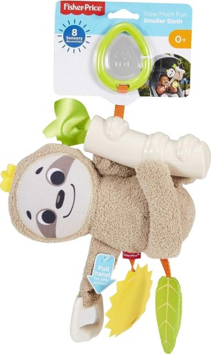 FISHER PRICE SENSORY PENDANT Игрушка-ленивец для малыша +0м