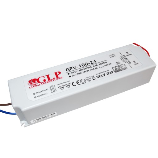 БЛОК ПИТАНИЯ ДЛЯ СВЕТОДИОДА GPV-100-24 IP67 100Вт 24В DC