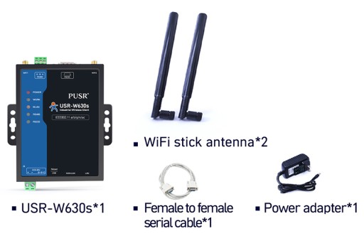 USR-W630s WiFi 5,8 ГГц 2,4 ГГц RS485 RS232 Ethernet конвертер