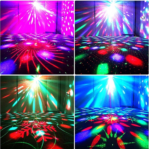 ПРОЕКТОР DISCO BALL, СВЕТОДИОДНЫЙ ОТРАЖАТЕЛЬ RGB