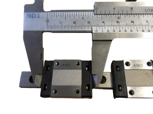 THK SRS12M Направляющая 12 + 2 каретки (120 мм) № C605