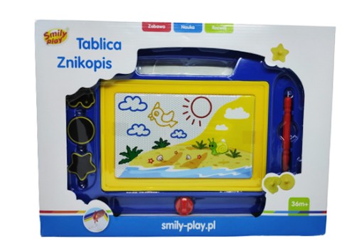 83442 ДОСКА ПРОКРУТКИ МАГНИТНЫЕ ЧЕРТЕЖИ SMILY PLAY