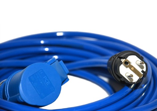 РЕЗИНОВЫЙ удлинительный кабель H07BQ-F 3x2,5 1 м для кемперов CEE