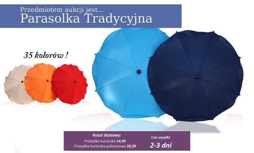 Parasolka przeciwsłoneczna do wózka zielona UV PL