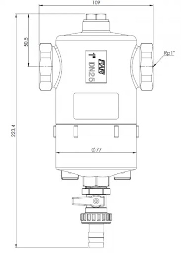 ZESTAW ZBIORNIK GRUPA PRIMOTHERM SEPARATOR AFRISO