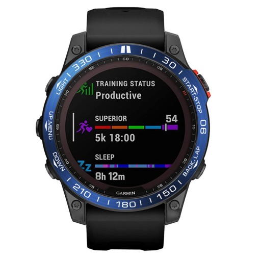 ЧЕХОЛ С КОЛЬЦОМ ДЛЯ GARMIN FENIX 7X PRO САПФИР СОЛНЕЧНО-СИНИЙ