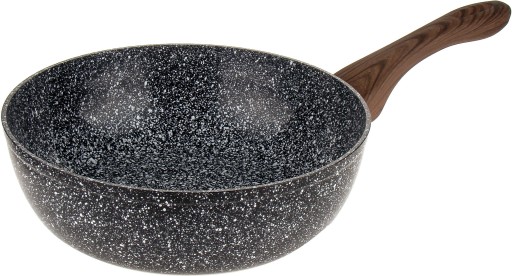 ГРАНИТНЫЙ ВОК 28см ГРАНИТНОЕ ДЕРЕВО KINGHOFF KH-1584