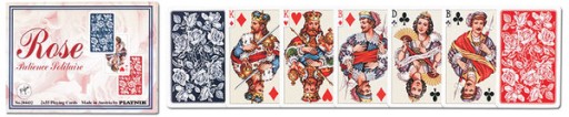 Набор КАРТОЧНАЯ КОЛОДА Социальная карточная игра для пасьянса Роза, Пятник