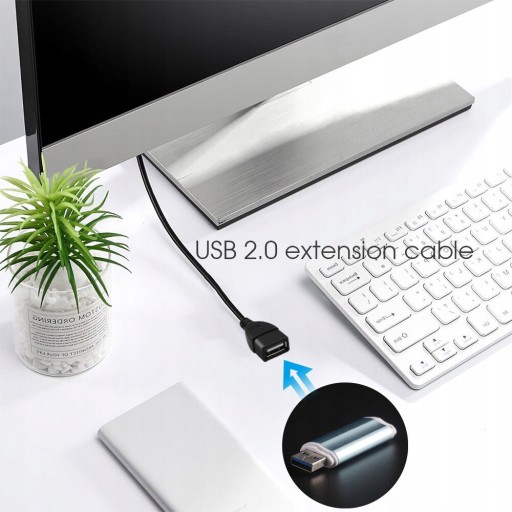 Kebidumei 3-метровый удлинительный кабель USB 2.0 для передачи данных