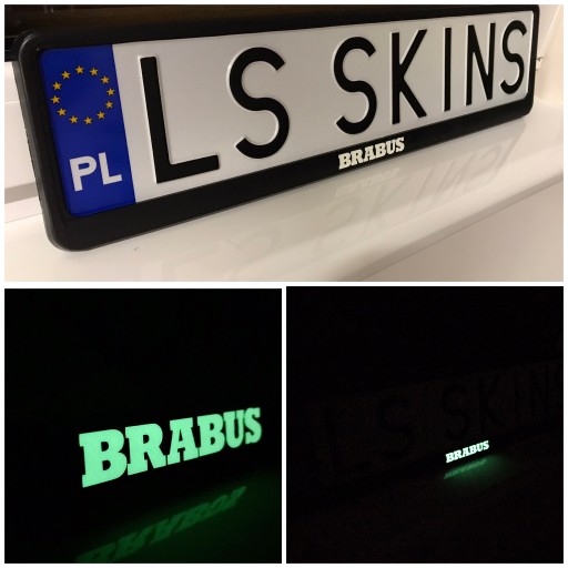 Рамка номерного знака BRABUS