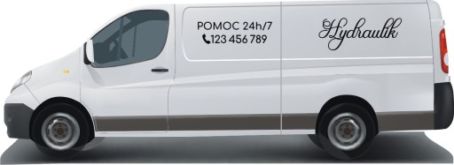 Naklejka NAPIS NA ZAMÓWIENIE na auto busa tir szybę przednią tylnią *140cm