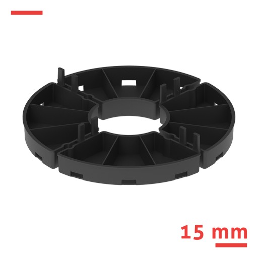 Podkładka gumowa 1.5 mm pod płyty tarasowe O145 mm