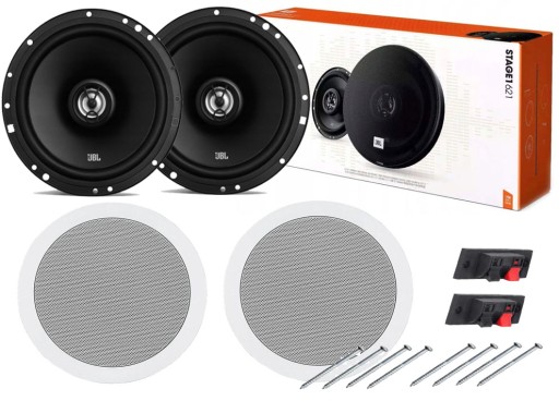 ПОТОЛОЧНАЯ АУДИОСИСТЕМА JBL BLUETOOTH 6.0 ДИНАМИКИ