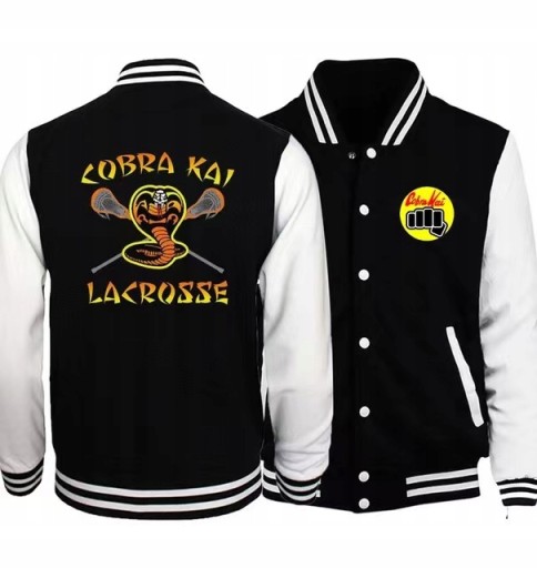 БЕЙСБОЛЬНАЯ ТОЛСТОВКА COBRA KAI, РАЗМЕРЫ, 5XL
