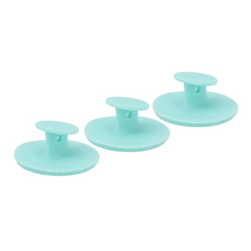 3pcs facial cleansing brush soft silicone facial cleansing brush for exfoli