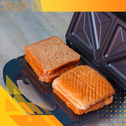 OPIEKACZ TOSTER GOFROWNICA GRILL 3w1 DO KANAPEK TOSTÓW SANDWICH PANINI