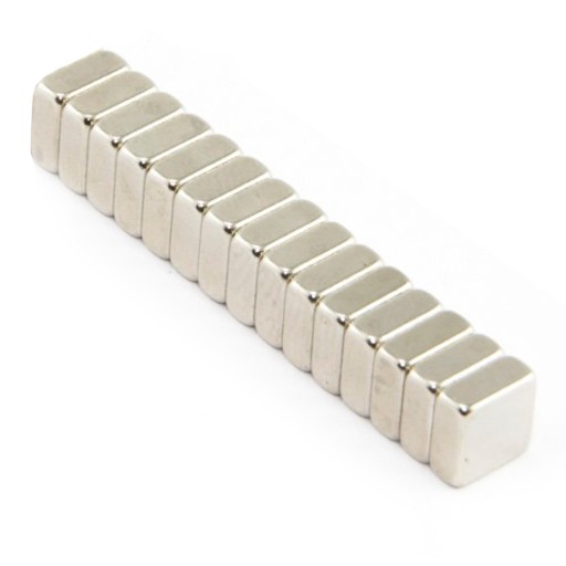 MAGNES NEODYMOWY PŁYTKOWY 7x7x3 N38 - 15 SZTUK