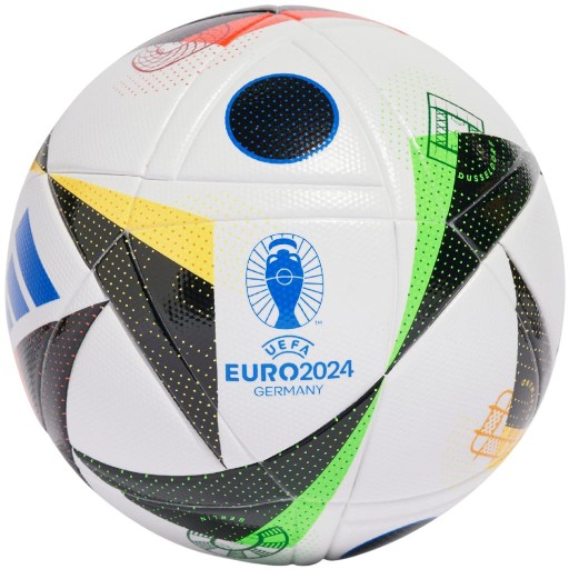 Футбольный мяч ADIDAS для ног Euro24 Fussballliebe Training 4 + бесплатные иглы