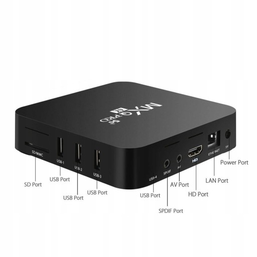 SMART TV BOX MXQ PRO 16 ГБ 4K ANDROID NETFLIX HBO