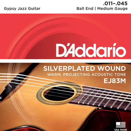 Струны D'ADDARIO EJ83M 11-45 Gypsy Jazz