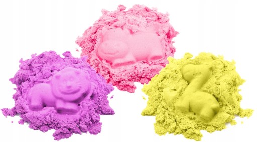 BibiMoon Kinetic Sand 3кг НАБОР ПЕСОЧНЫХ ФОРМ